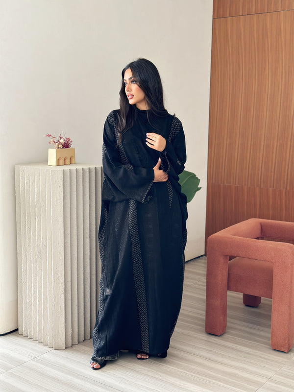 Patterned winter bisht