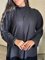 Wool velvet abaya