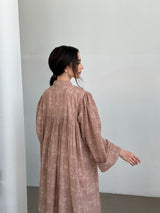 Desert satin abaya