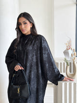 Jacquard winter bisht