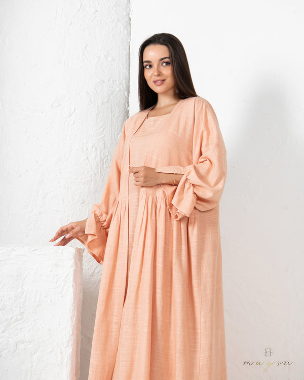 Pisaster linen abaya