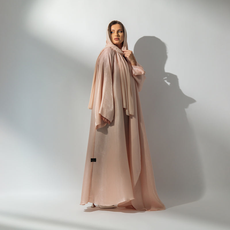 Pink classy abaya