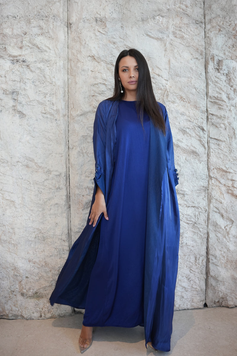 The Royal blue abaya