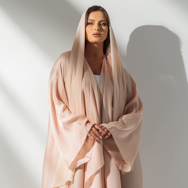 Pink classy abaya