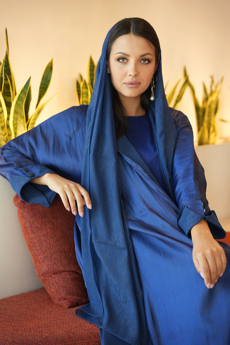 The Royal blue abaya