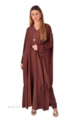 Oud crepe abaya