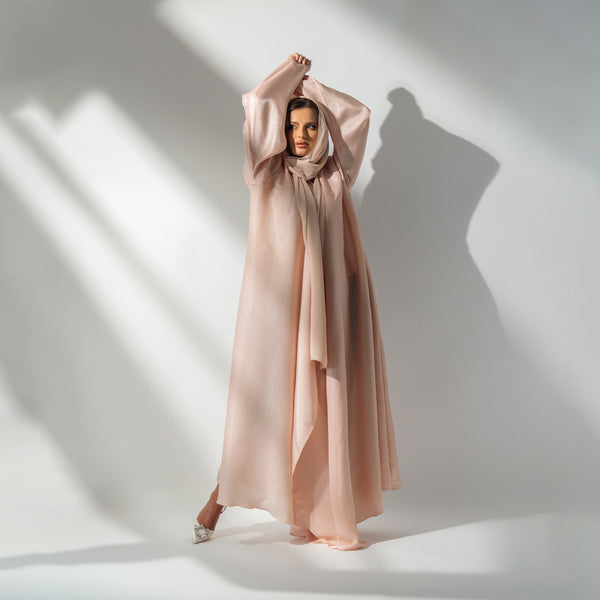 Pink classy abaya