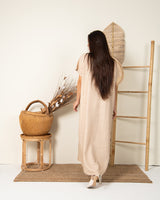 Sandy beige Linen underdress