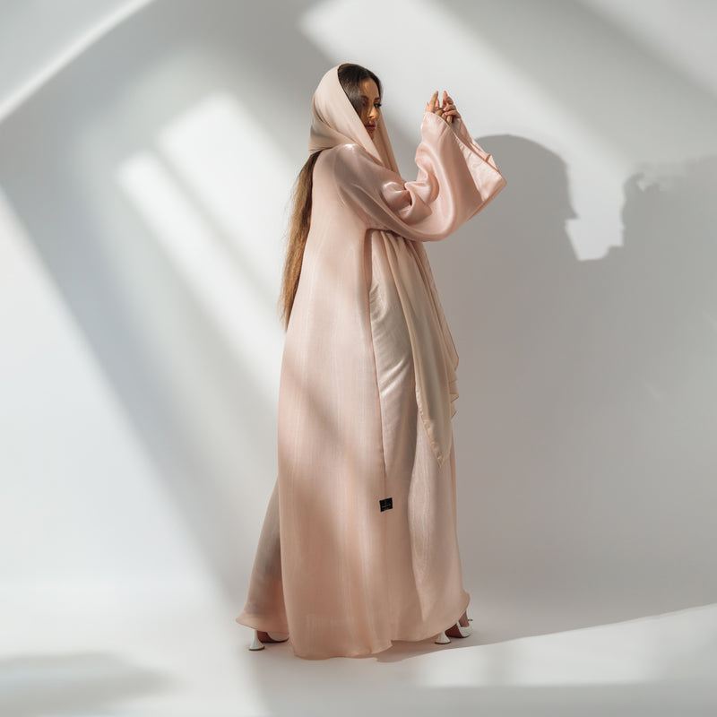 Pink classy abaya