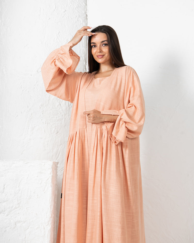 Pisaster linen abaya